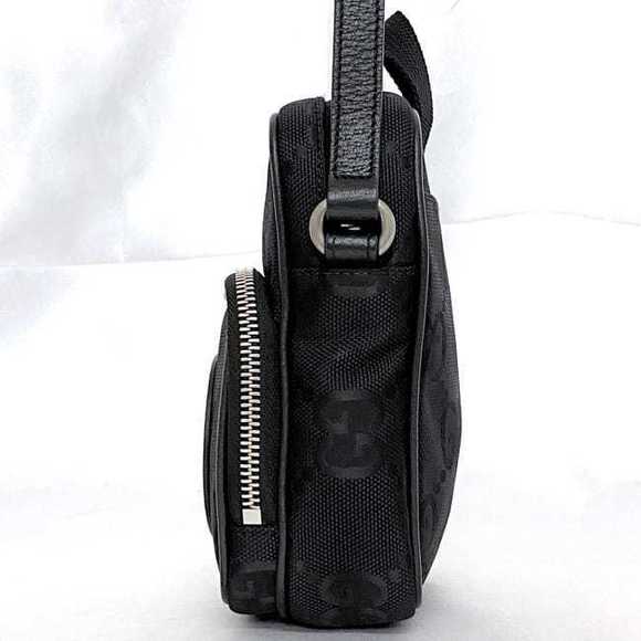 Gucci Off the Grid Mini Shoulder Bag Nylon Leather Black - Picture 3 of 10